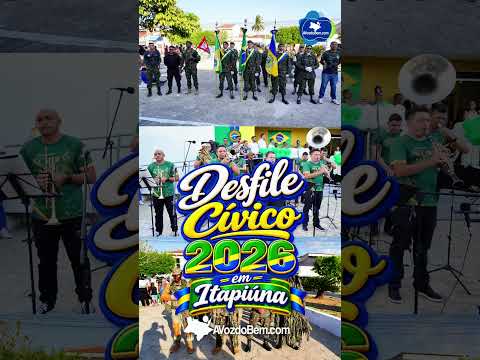 Desfile Cívico 2026: Tiro de Guerra 10-020 de Quixeramobim e Banda Sol Maior de Itapiúna
