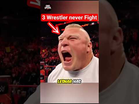 Why Brock Lesnar Never Wrestled These 3 WWE Icons? #wwe #wweraw