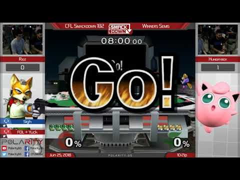 CFL Smackdown 182 Melee - Hungrybox (Puff) vs Ridz (Fox) - Winners Semis