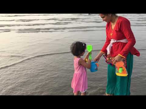 Sumedha at beach