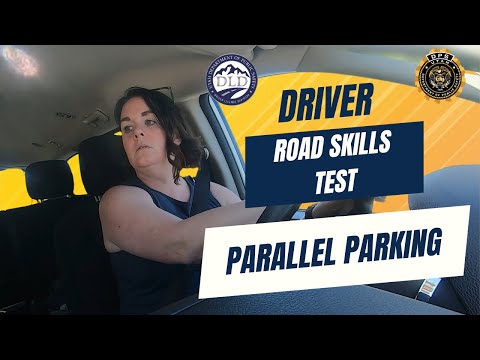 Utah DLD Road Skills Test Mandatory Maneuvers - Parallel Parking Multi-Camera View