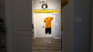 How to Make this Easy Invisible Man Effect. Share with a friend👍