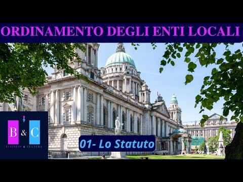 01 - The Statute - Local Authorities' Regulations for Competitions - Legislative Decree 267/2000 ...