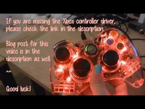 HOW TO Get Afterglow Xbox 360 Controller to work on PC