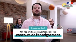 🔴 En reconversion pro : On répond à toutes vos questions sur les concours de recrutement des profs !