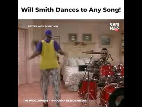 Will smith killing it to every song!