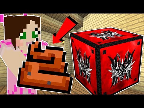 Minecraft: MONSTERS LUCKY BLOCK!!! (POOP, RUBBER CHICKENS, & MOB TRAPS!) Mod Showcase