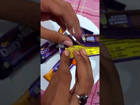 Cadbury Dairy Milk Crackle Rs. 45/- | ASMR | Chocolate | #shorts #dairymilk #cadbury