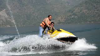 preview picture of video '#WaterSports #TehriLake #Wintergames water sports in tehri lake'