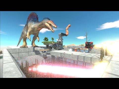 EXTREME obstacle course race with Crazy Traps! Animal Revolt Battle Simulator
