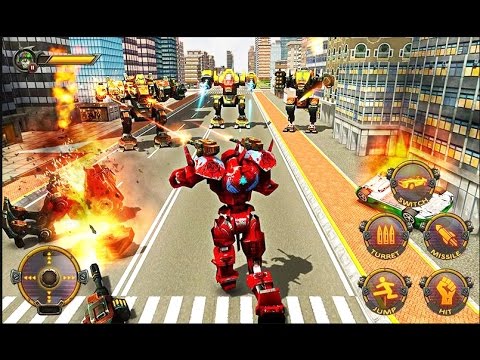Robot Car War Transform Fight  - Best Android Gameplay HD #1