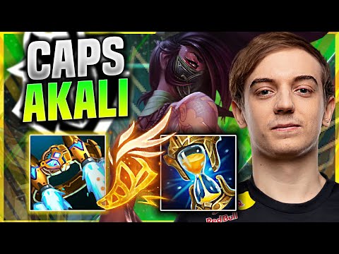 CAPS TRAINING SOME AKALI HEXTECH! - G2 Caps Plays Akali MID vs Veigar! | Season 11