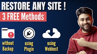 Restore Website with/without Backup (FREE)