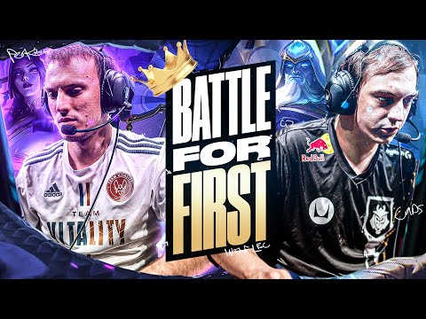 BATTLE FOR 1ST PLACE LEC - G2 VS VIT REVIEW - CAEDREL