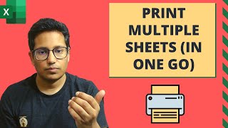 How to Print Multiple Sheets (or Print All Sheets) in Excel in One Go