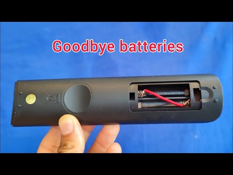 A genius idea that will not come to your mind Say goodbye to remote control batteries