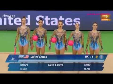 USA 3 balls 2 ropes AA - WC Guadalajara 2017