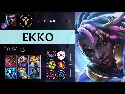 Ekko Support vs Pyke - KR Master Patch 25.23