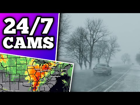 🔴 LIVE RARE Winter Storm Coverage - Live Weather Cameras Across The United States (BETA)