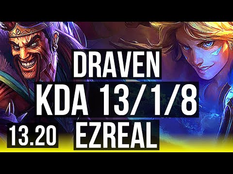 DRAVEN & Nautilus vs EZ & Neeko (ADC) | 13/1/8, 1600+ games, 1.9M mastery | KR Master | 13.20