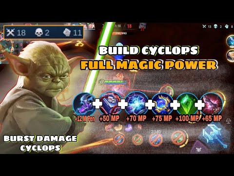 BUILD CYCLOPS PALING SAKIT 2022 - CYCLOPS FULL MAGIC POWER - TUTORIAL CYCLOPS - TOP GLOBAL CYCLOPS