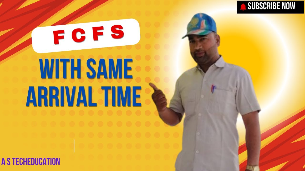 FCFS Scheduling Algorithm In!! What Is FCFS In Operating System