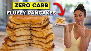 I Can’t Believe These Pancakes Are ZERO CARBS!! | Keto + High Protein Recipe