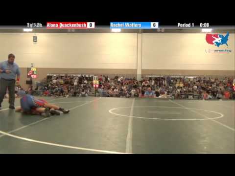 FILA Cadet 70 kg / 154.25 lbs. - Alana Quackenbush vs. Rachel Watters