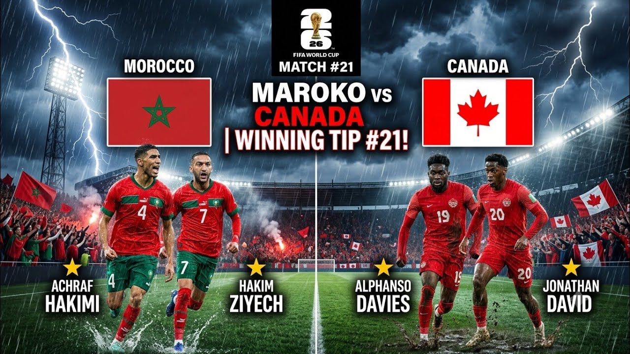 Maroko vs Canada #fifaworldcup bettingtip #21