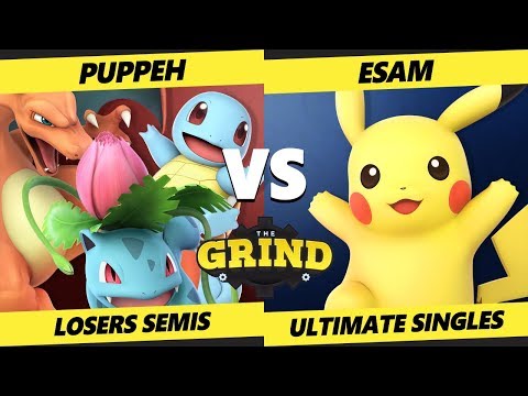 Smash Ultimate Tournament - Puppeh (Trainer) Vs. ESAM (Pikachu) The Grind 92 SSBU Losers Semis