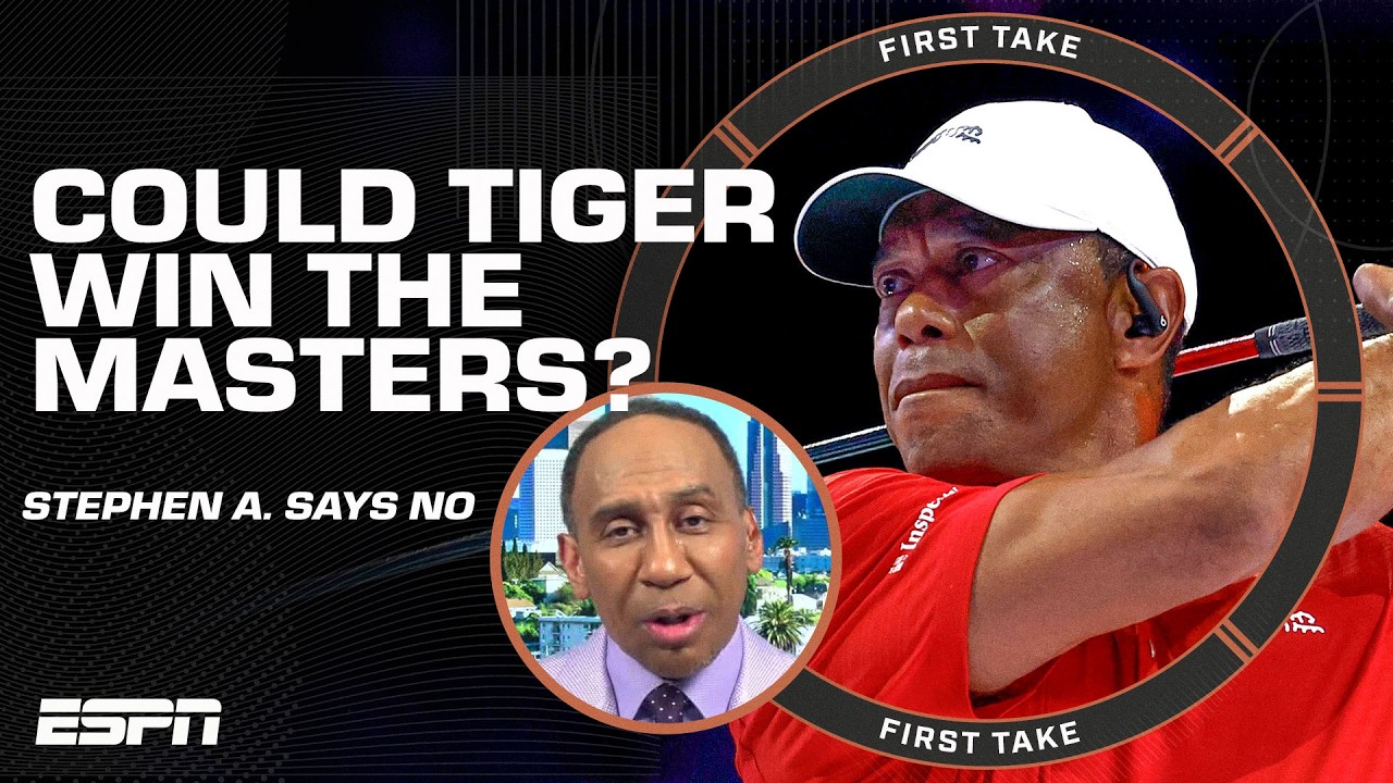 Stephen A. thinks Tiger Woods CANNOT win another major title in his career 👀 | First Take