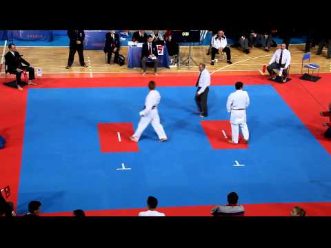 ESKA 2012 Belgrade Kumite final  #  Sweden Vs Russia
