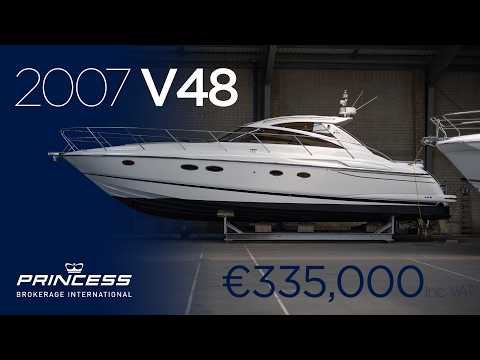 2007 Princess V48 'Flinga' FOR SALE NOW in Neustadt in Holstein, Germany