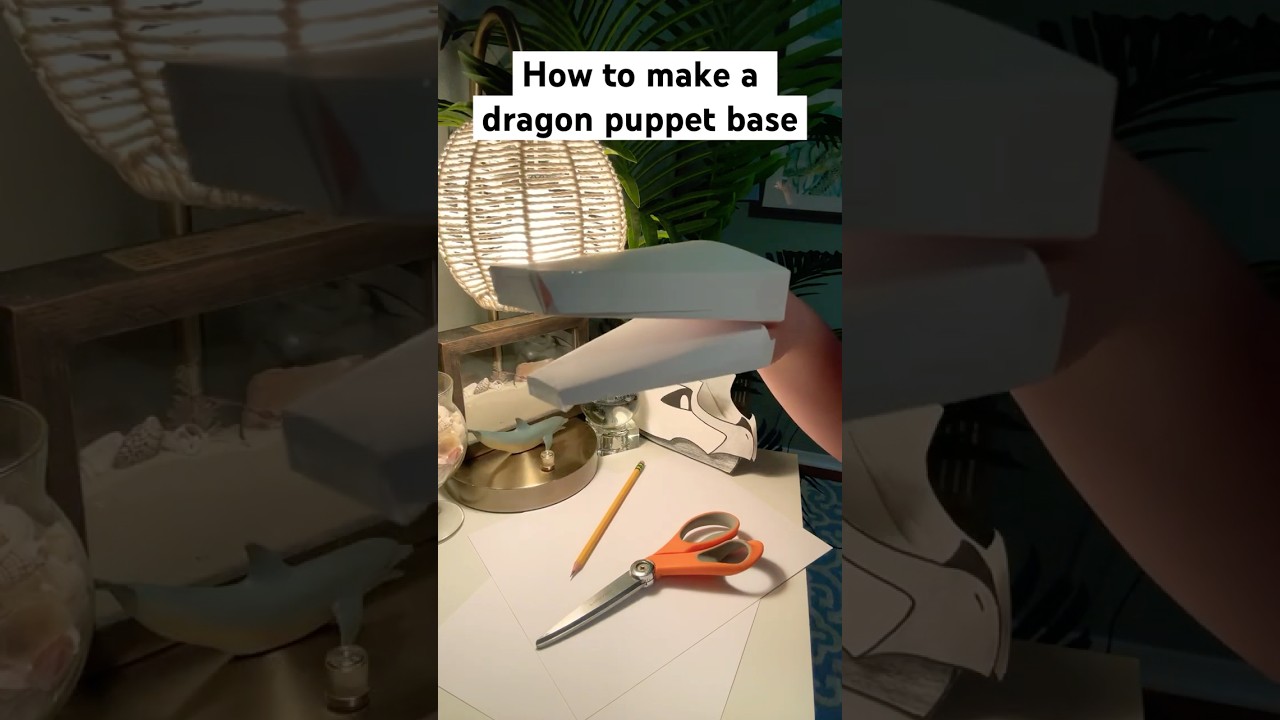 How to make a dragon puppet base!!! #dragonpuppets #paperdragon #paperdragonpuppet #tutorial