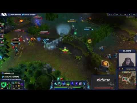 Krepo - Thresh vs Janna [Challenger Ranked solo queue Support]