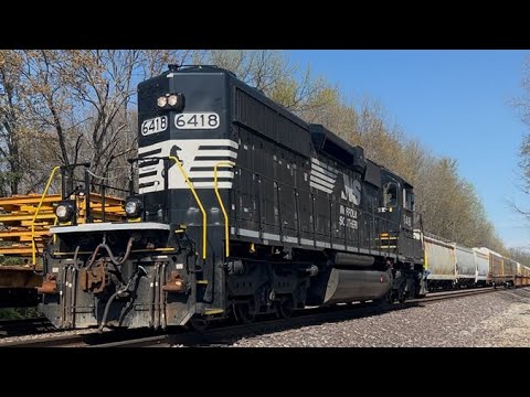 NS 6418 DPU disconnects from train and reverses down track in buechel Kentucky