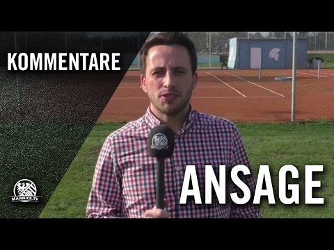 Ansage von René Stehlig (HFC Bürgel II) | MAINKICK.TV