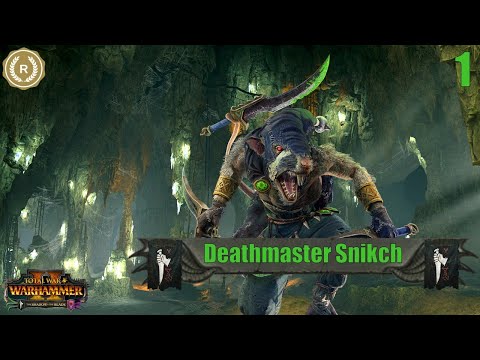 THE DEATHMASTER STRIKES! Total War: Warhammer 2 - Deathmaster Snikch - Clan Eshin Vortex Campaign #1