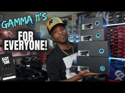 GAMMA'S FOR EVERYONE! HERE'S WHAT YOU SHOULD EXPECT WITH YOUR 2025 JORDAN 11 GAMMA! SIZE COMPARISON