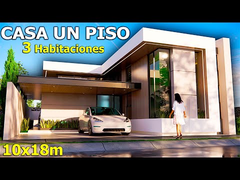Video del proyecto ONE-STORY house 10 x 18 m