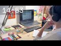 4 HOUR EARLY BIRD STUDY WITH ME V 2 ️ Pomodoro 50 10 Calm Piano Version Homebody Study Session