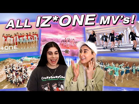 Reacting to ALL IZ*ONE MV's: La Vie en Rose, Violeta, Fiesta, Secret Story of the Swan, Panorama!
