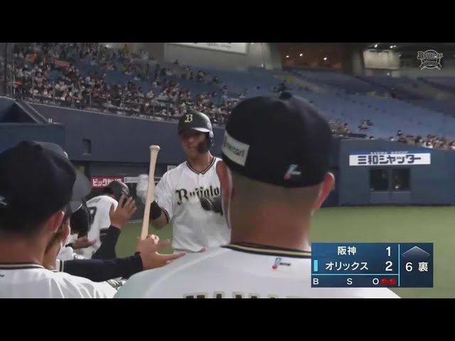 【ファーム】第4号勝ち越し弾‼ バファローズ・頓宮裕真がソロホームランを放つ‼ 2022年8月9日  オリックス・バファローズ 対 阪神タイガース