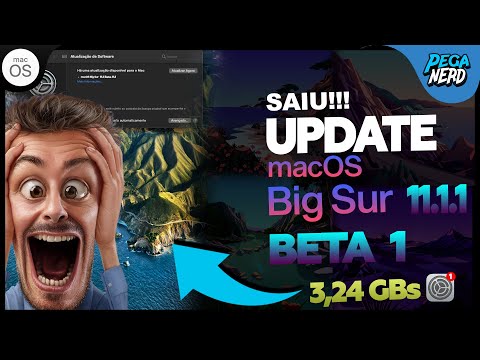 ATUALIZAÇÃO / UPDATE macOS Big Sur beta 1 11.1.1 CODE: 20C5048k