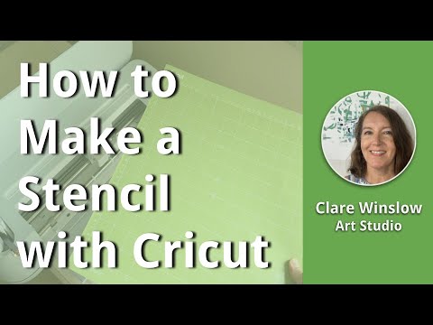 How to Make a Stencil with Cricut 3