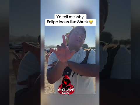 Shrek just spend to much time at the beach 🏖️ #felipe #felipito #shrek #sarasaffari #lookalike