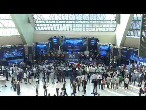 Visão do palco principal da WCG Brasil 2011