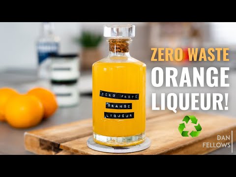 ZERO WASTE ORANGE LIQUEUR 🍊♻️ More Flavour, Less Waste and Cost!