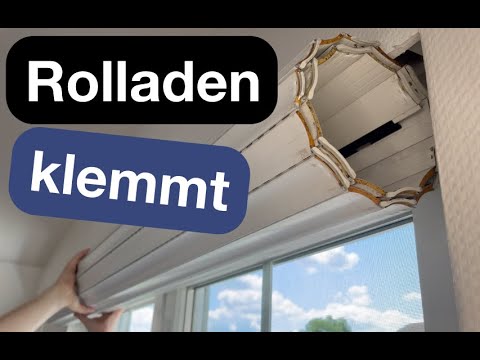 Rolladen klemmt - Lamelle tauschen