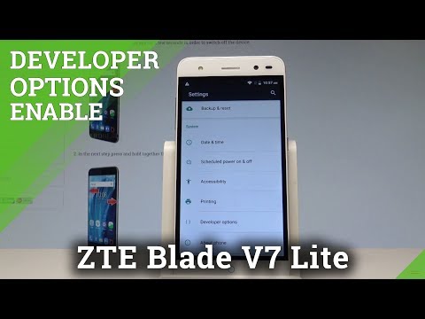 How to Enable Developer Options in ZTE Blade V7 Lite - OEM Unlocking |HardReset.info